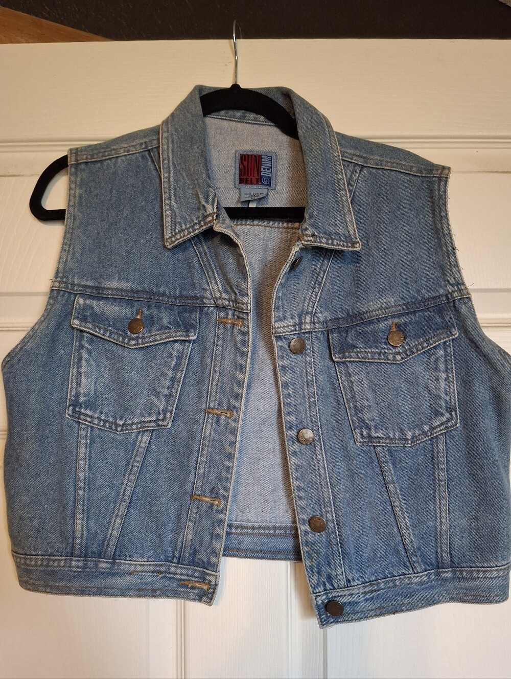 Sun Belt - Vintage Blue Denim Vest